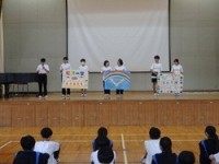 学級目標発表会